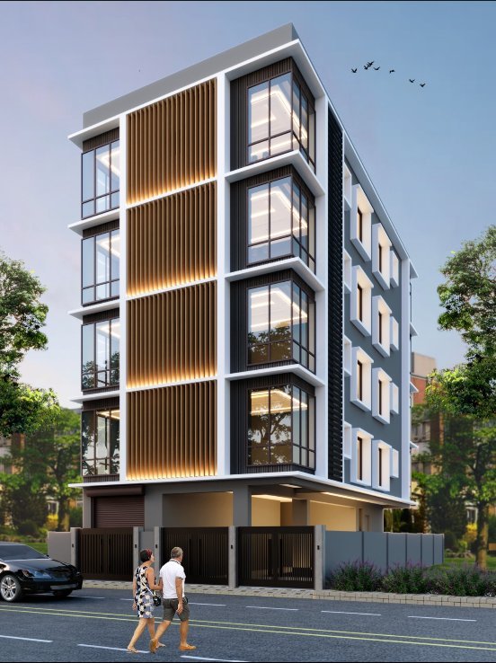 Delta Realty's ongoing G+4 residential building at AI-84, New Town, Kolkata